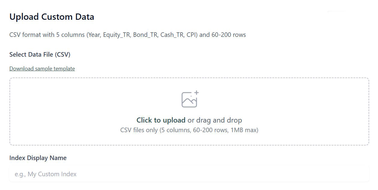 Bellavia custom data upload interface