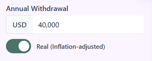 Real vs Nominal Toggle